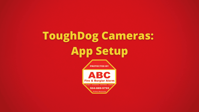 ToughDog Cameras App Setup